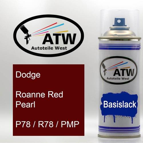 Dodge, Roanne Red Pearl, P78 / R78 / PMP: 400ml Sprühdose, von ATW Autoteile West.